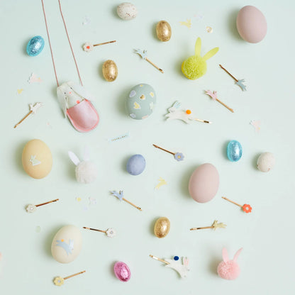 Daisy Enamel Hair Slides | Set of 6