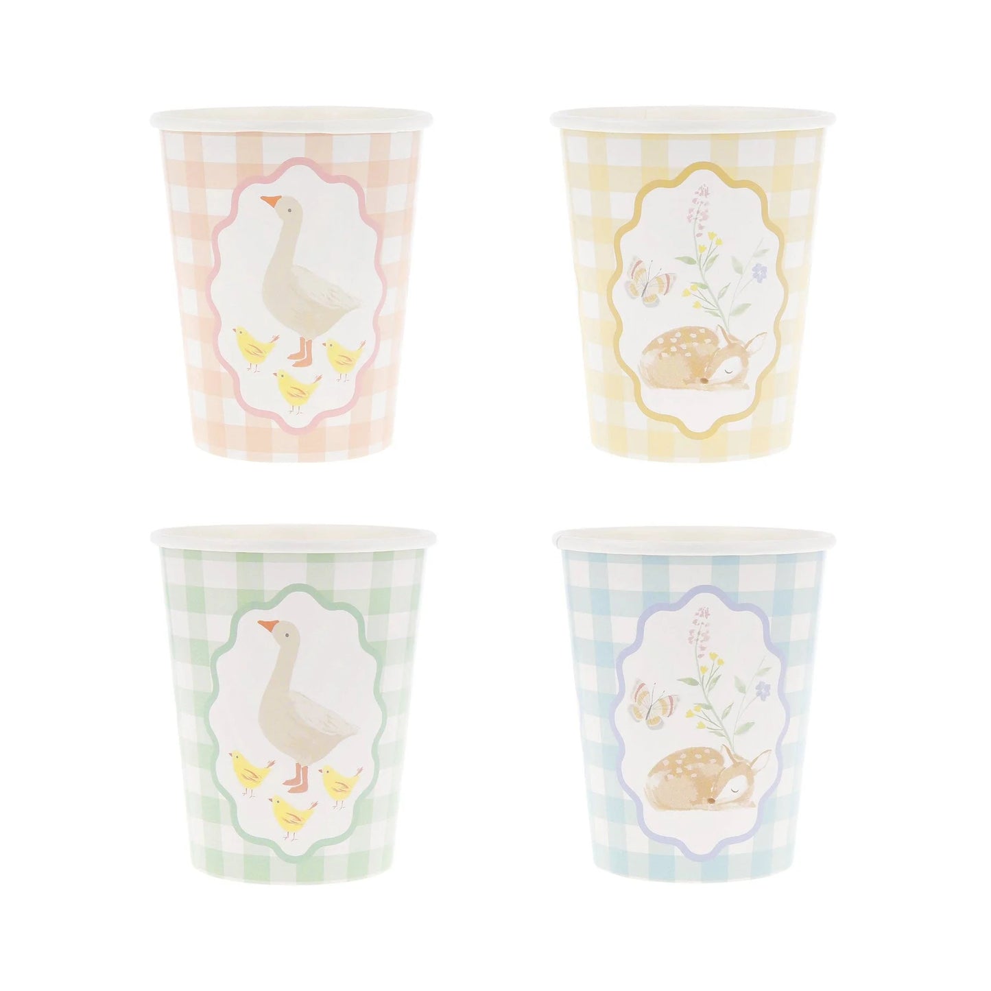 Little Animals Cups (x 8)