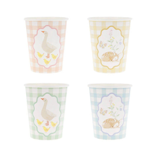 Little Animals Cups (x 8)