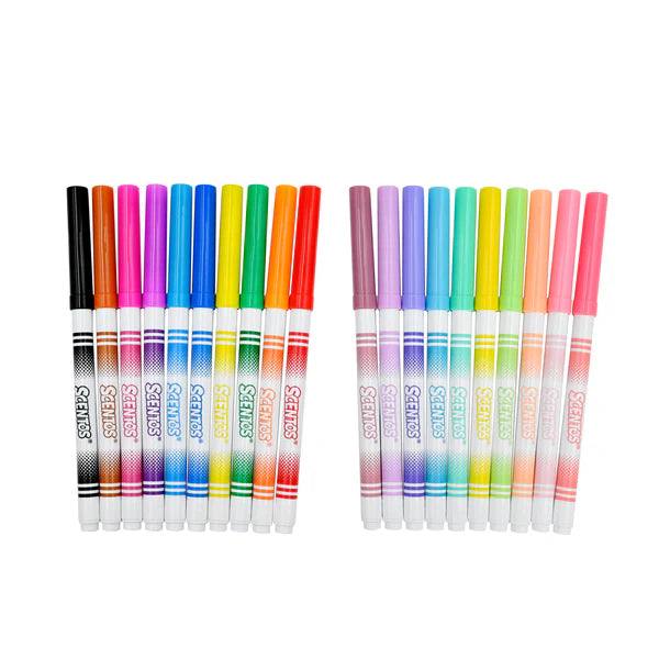 Scented Fine Line Markers (Bold & Pastel colors) [pack of 20]