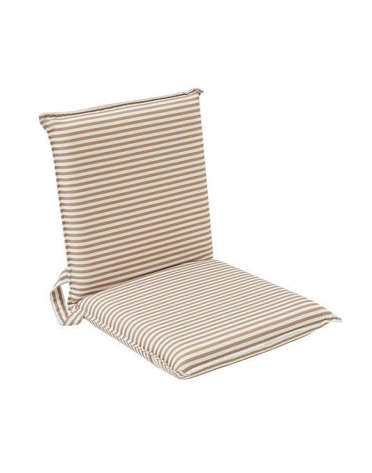 Folding Seat the Vacay Khaki Stripe