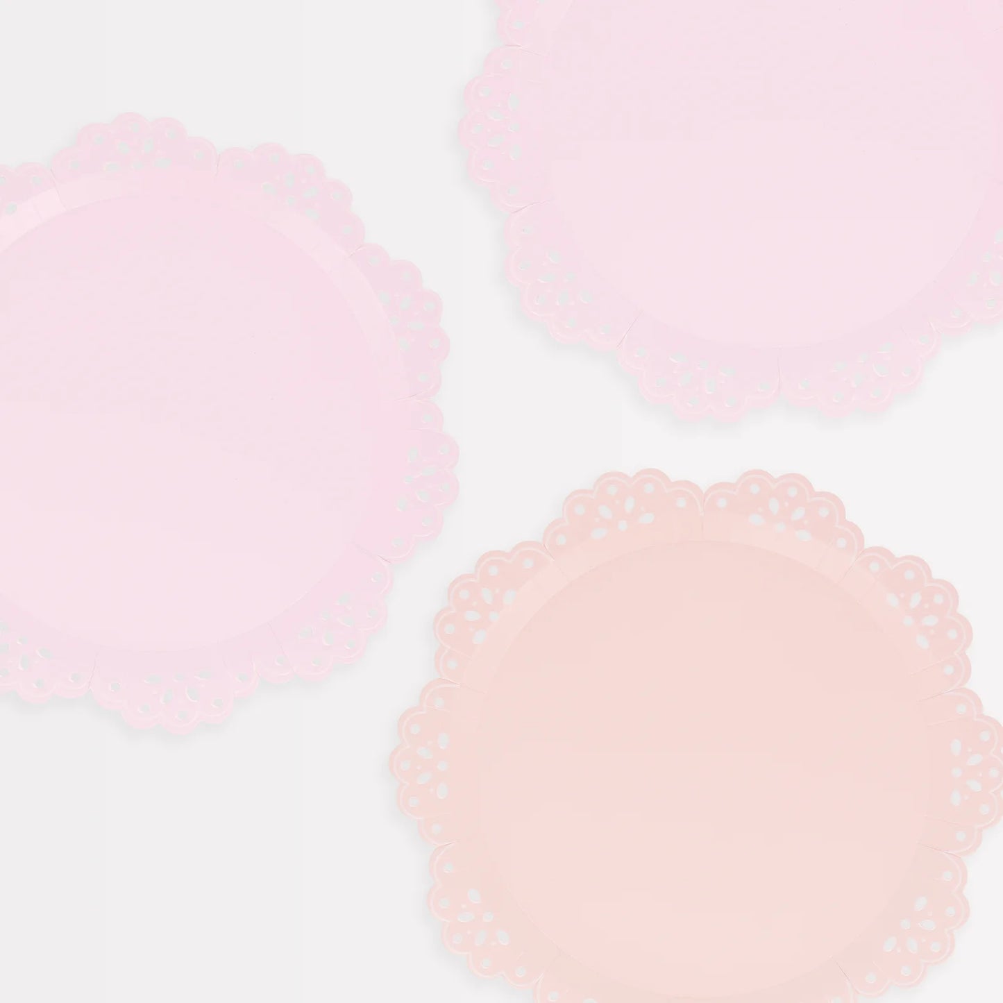 Broderie Anglaise Lace Multi Dinner Plates | Pack of 8