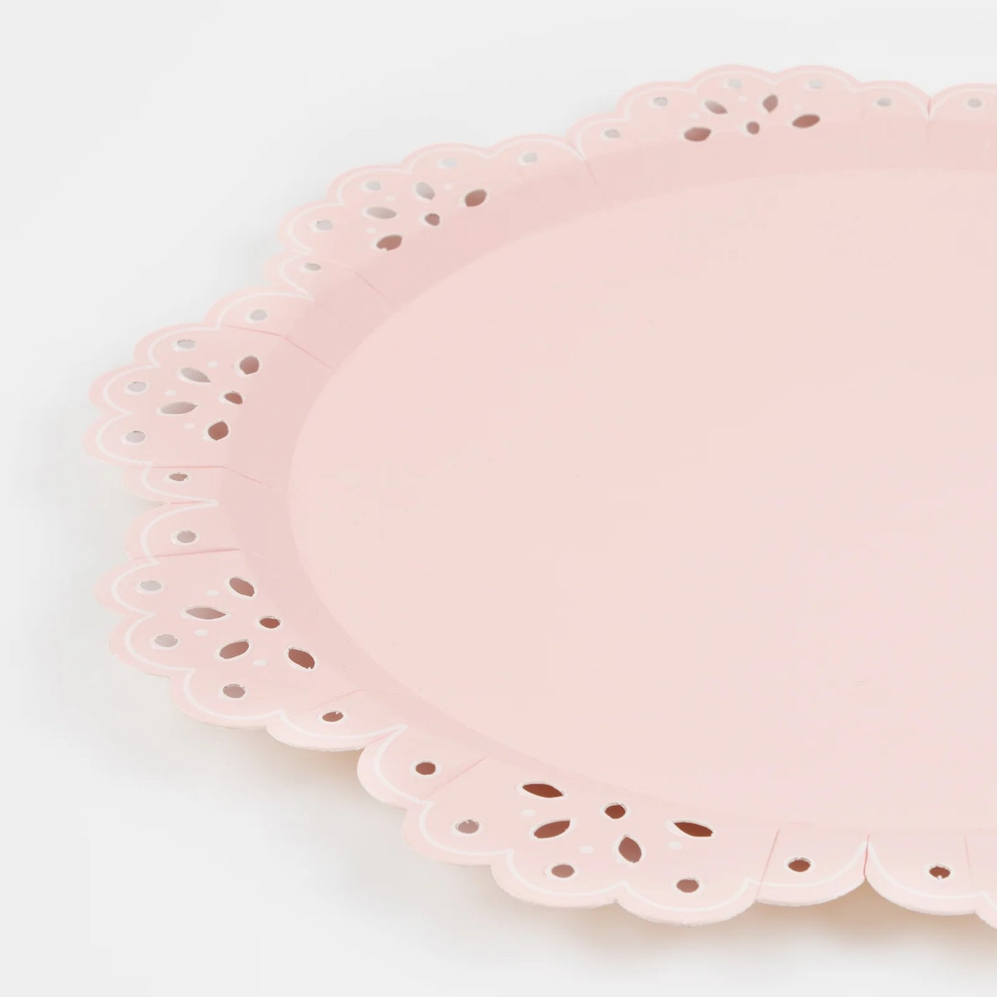Broderie Anglaise Lace Multi Dinner Plates | Pack of 8