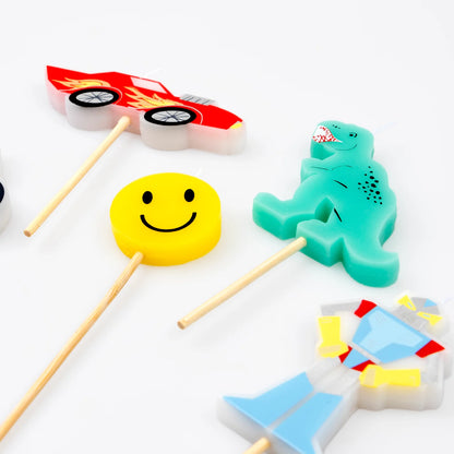 Toybox Icon Candles | Pack of 5