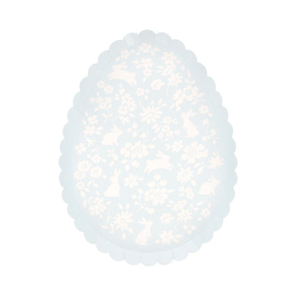 Ditsy Bunny Egg Plates (x 8)