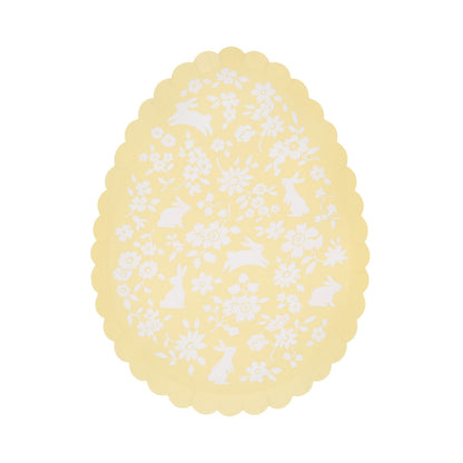 Ditsy Bunny Egg Plates (x 8)