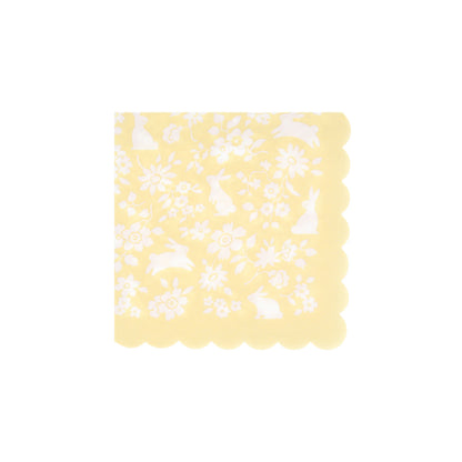 Ditsy Bunny Small Napkins (x 16)