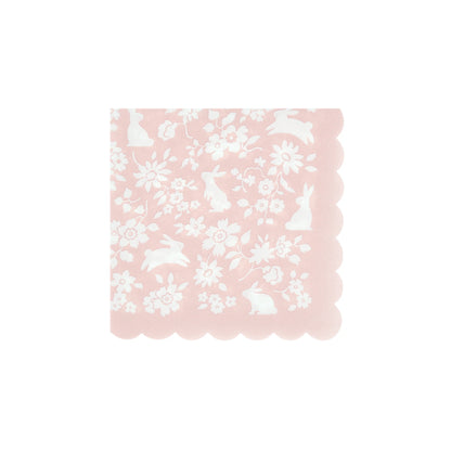 Ditsy Bunny Small Napkins (x 16)