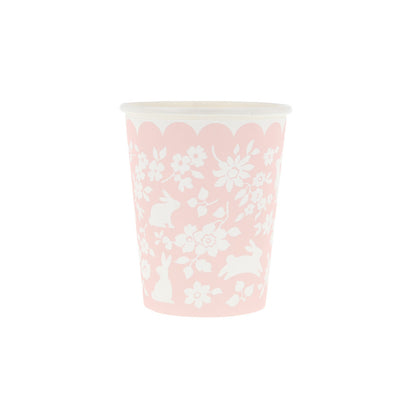 Ditsy Bunny Cups (x 8)