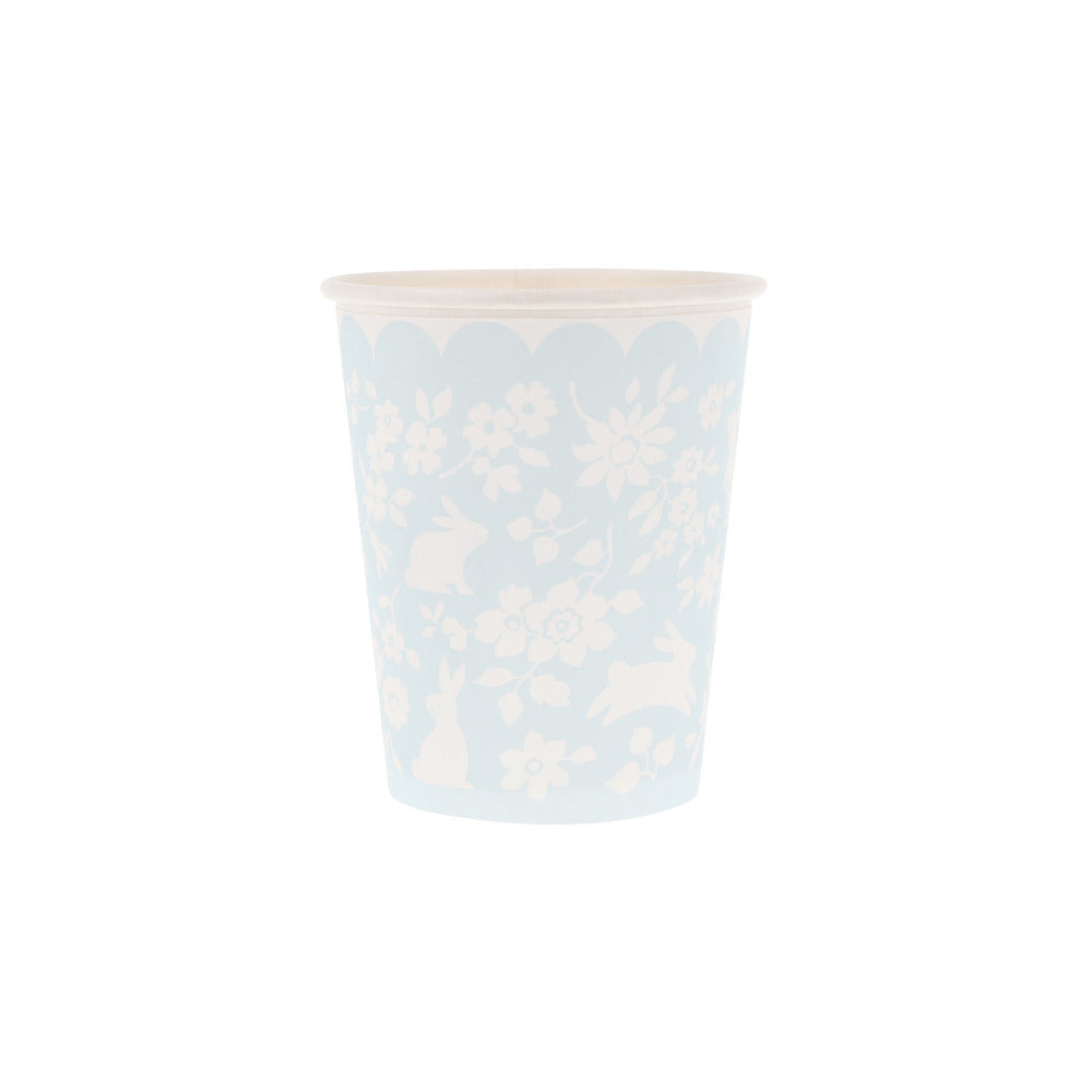 Ditsy Bunny Cups (x 8)