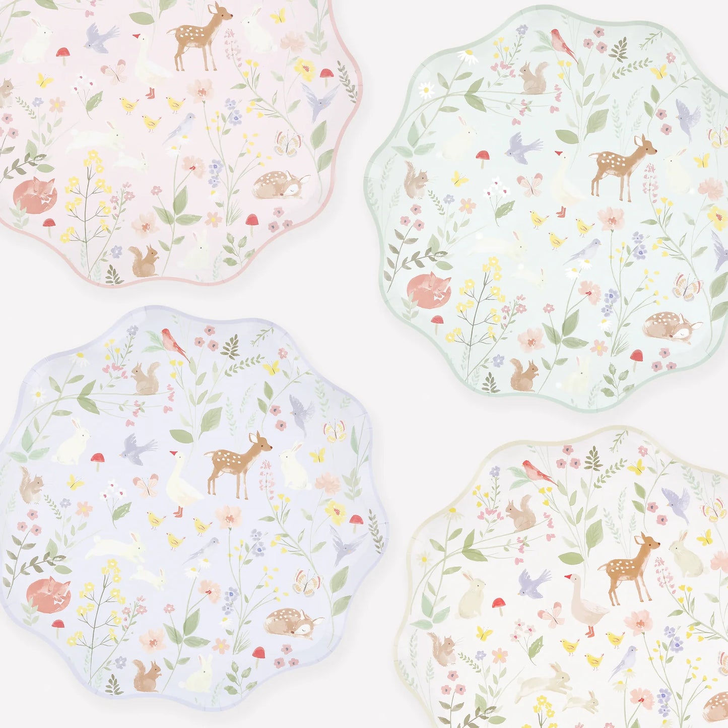 Little Animals Side Plates | Pack of 8