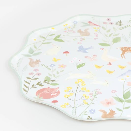 Little Animals Side Plates | Pack of 8