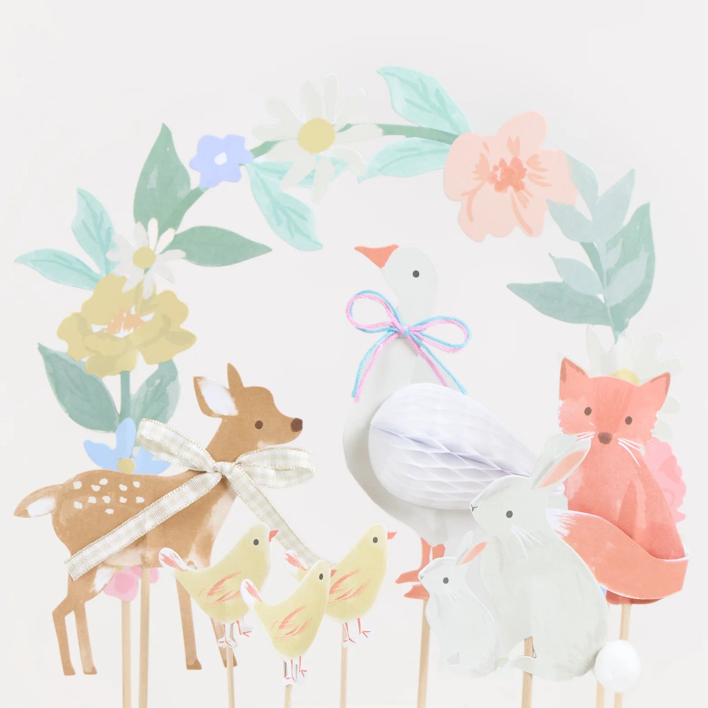 Little Animals Cake Toppers | Pack of 8