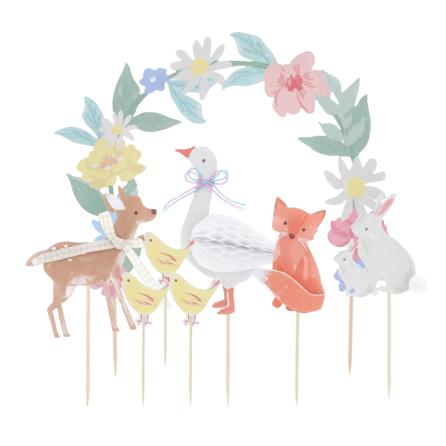 Little Animals Cake Toppers | Pack of 8