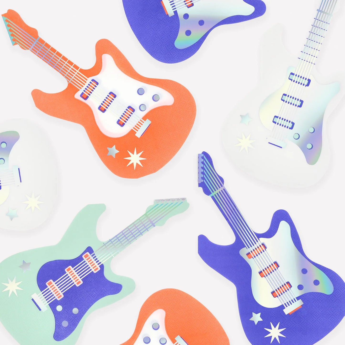 Electric Guitar Napkins | Pack of 16
