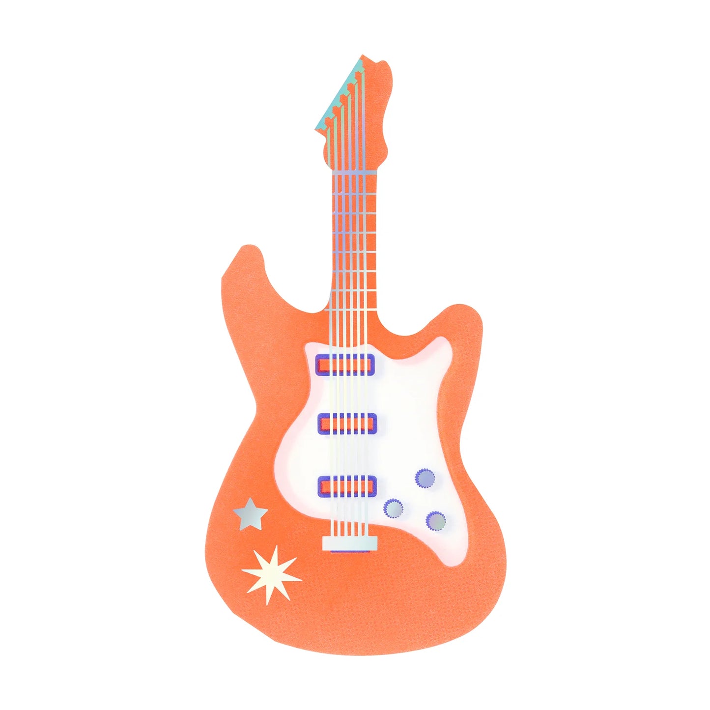 Electric Guitar Napkins | Pack of 16