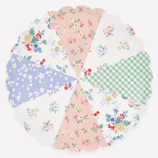 Patchwork Dinner Plates | Pack of 8