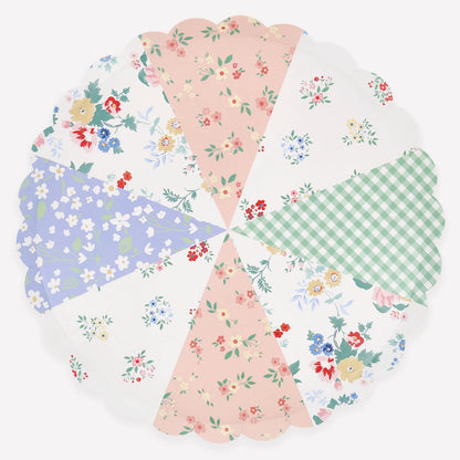 Patchwork Side Plates | Pack of 8