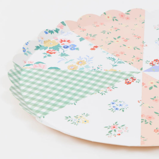Patchwork Dinner Plates | Pack of 8
