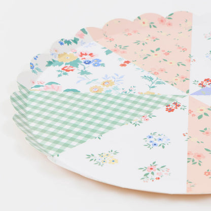 Patchwork Side Plates | Pack of 8