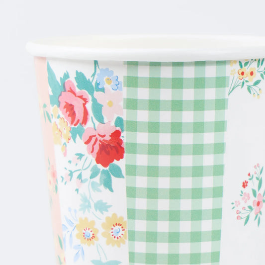 Patchwork Cups | Pack of 8