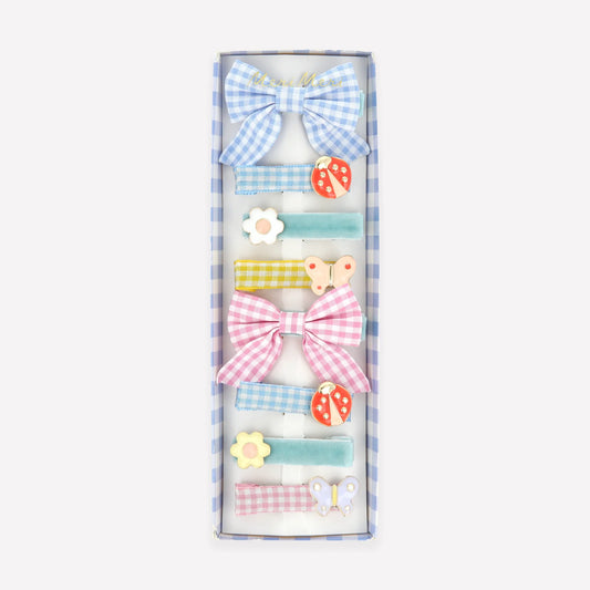 Little Garden Hair Clips | Pack of 8