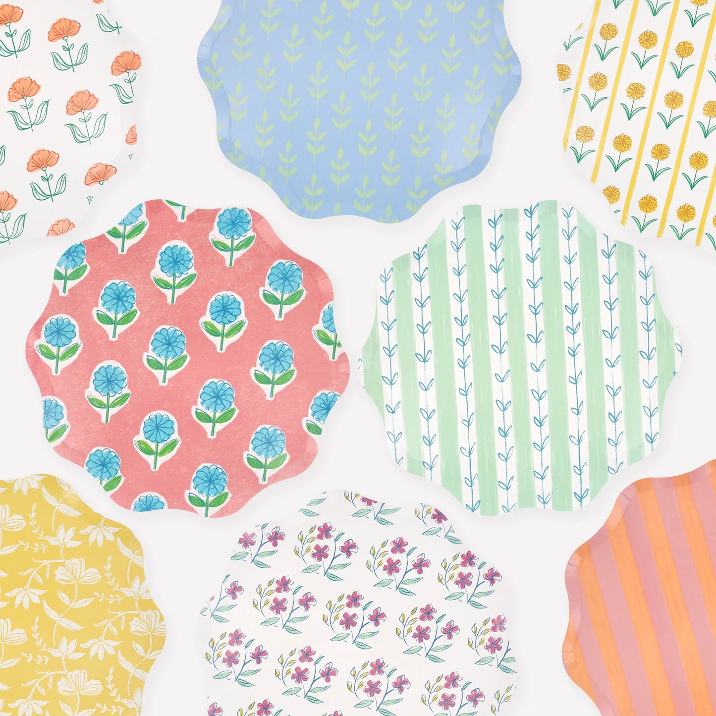 Flora Dinner Plates | Pack of 8