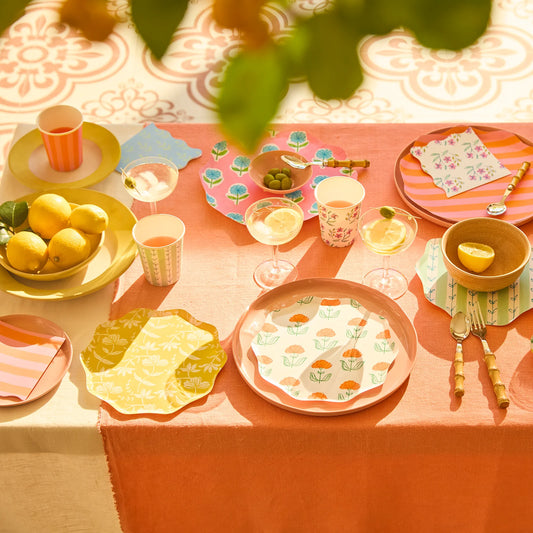Flora Dinner Plates | Pack of 8