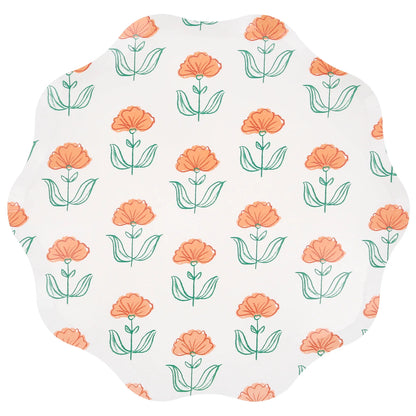 Flora Dinner Plates | Pack of 8