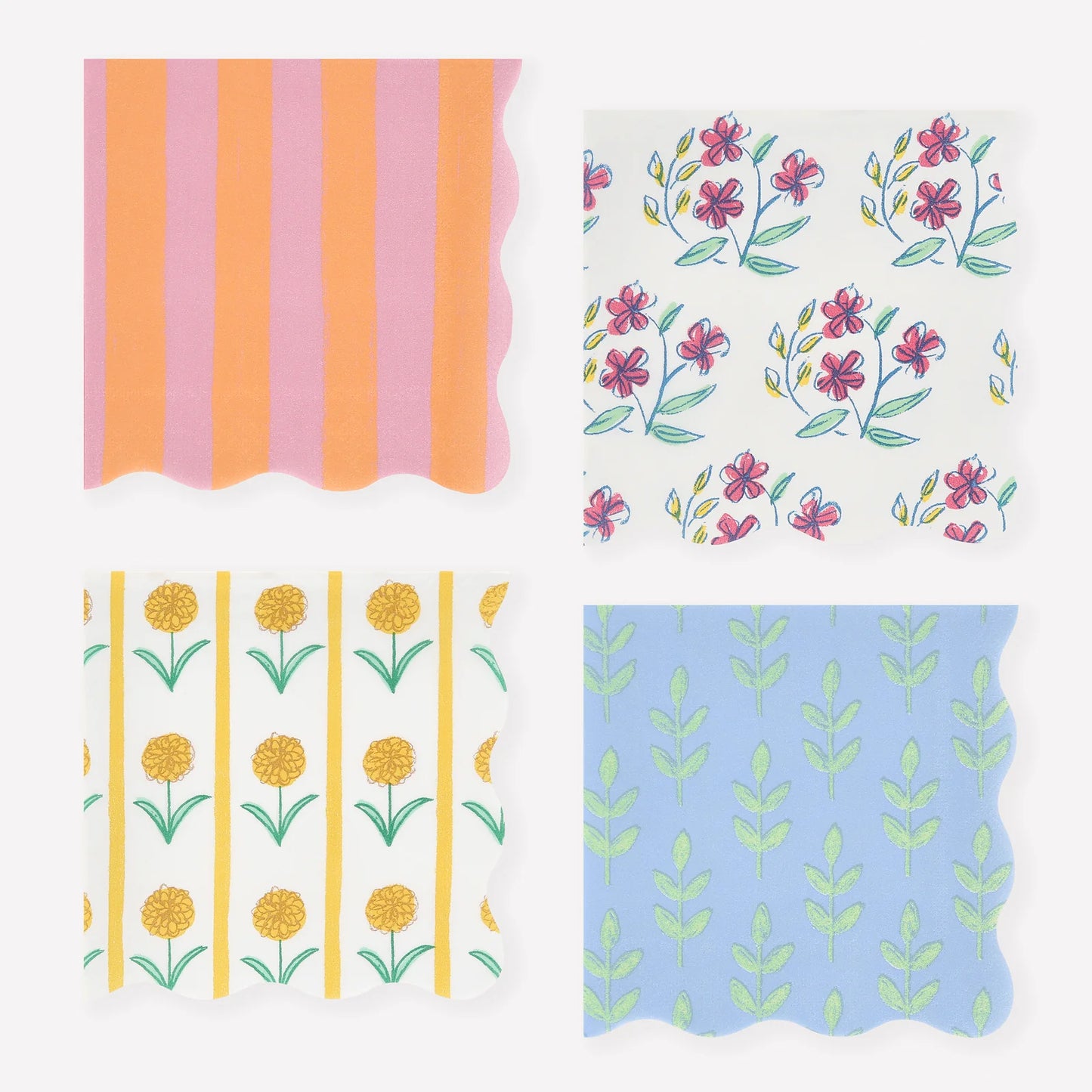 Flora Large Napkins | Pack of 16
