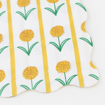 Flora Large Napkins | Pack of 16