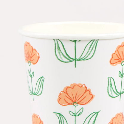 Flora Cups | Pack of 8