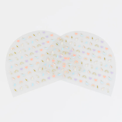 Rainbow Unicorn Nail Stickers | Pack of 200