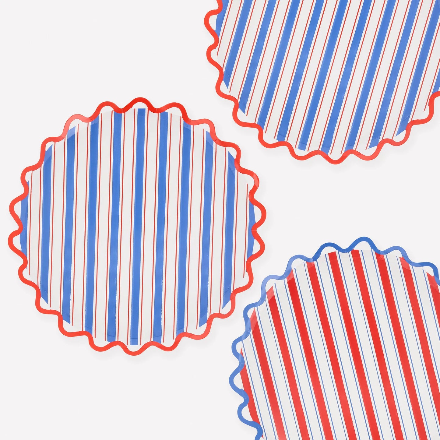 Nautical Striped Dinner Plates | Pack of 8