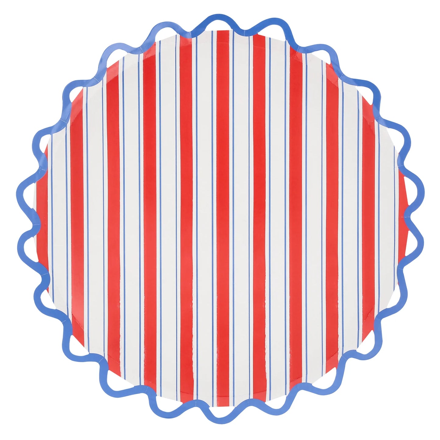 Nautical Striped Dinner Plates | Pack of 8