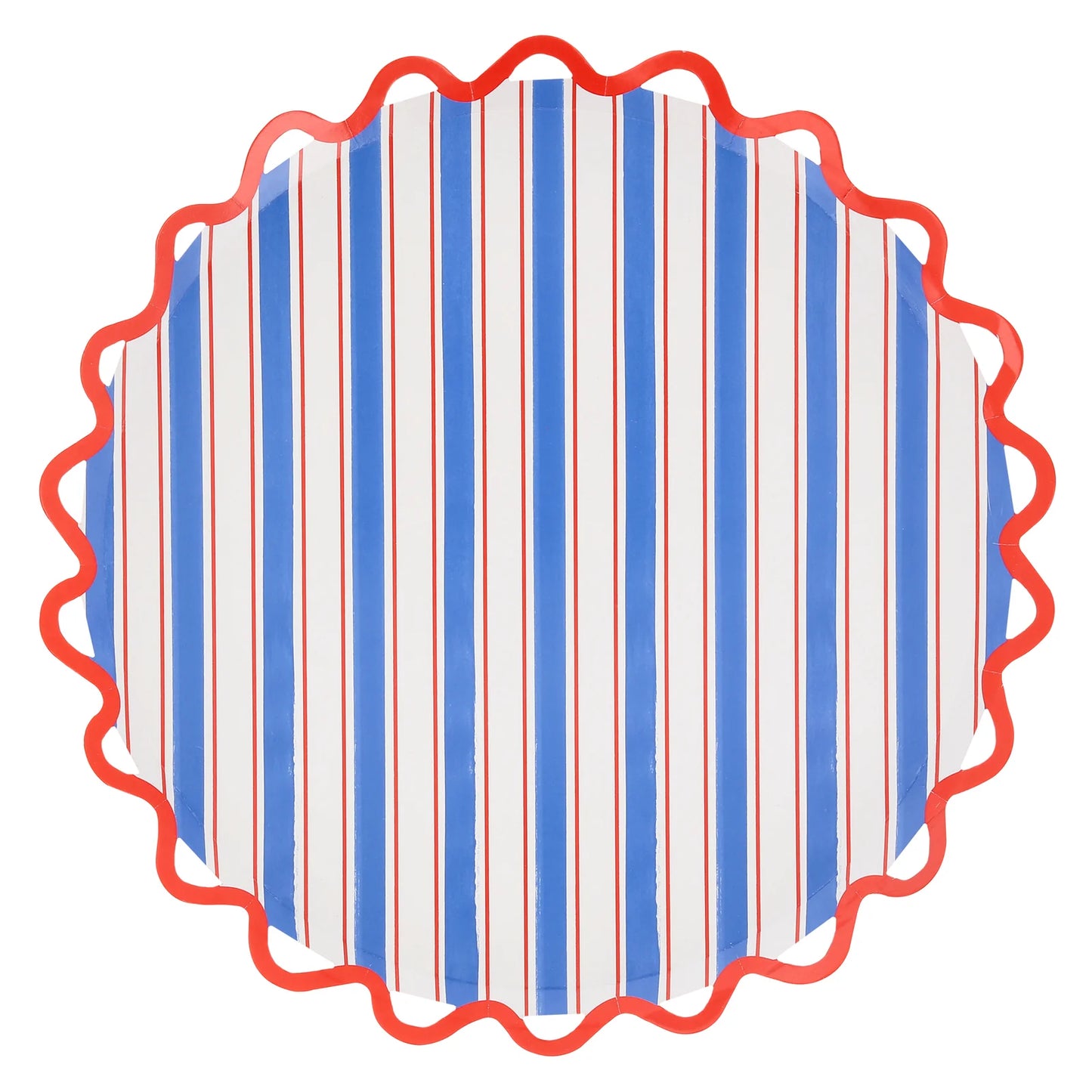 Nautical Striped Dinner Plates | Pack of 8