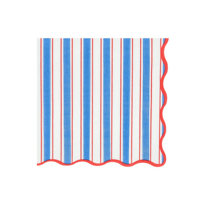 Nautical Striped Large Napkins | Pack of 16