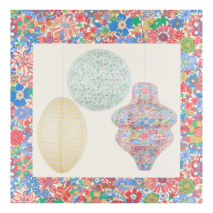 Meri Meri x Liberty Bright Lanterns | Pack of 3