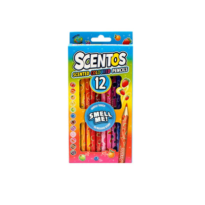 Scentos Scented COLOURED PENCILS (pack of 12)