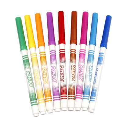 Scented 10 Asst Fine Line Markers