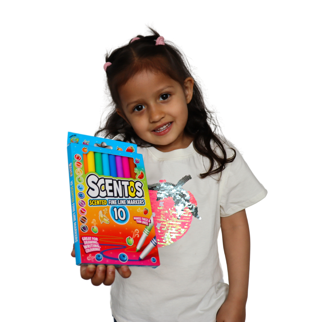 Scented 10 Asst Fine Line Markers