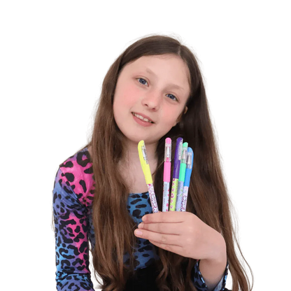 Sugar Rush Scented Neon Gel Pens, Pack Of 5
