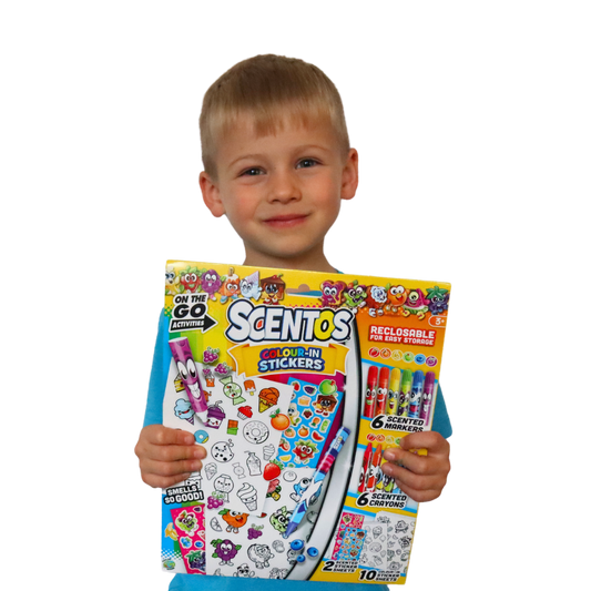 Scentos On The Go  Colour In Stickers