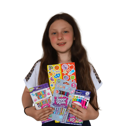 Scentos Sugar Rush Sweet Shop Mega Colouring Set