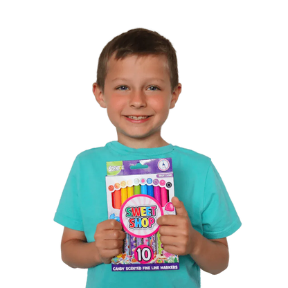Scentos Sweet Shop Fine Line Markers, Pack Of 10
