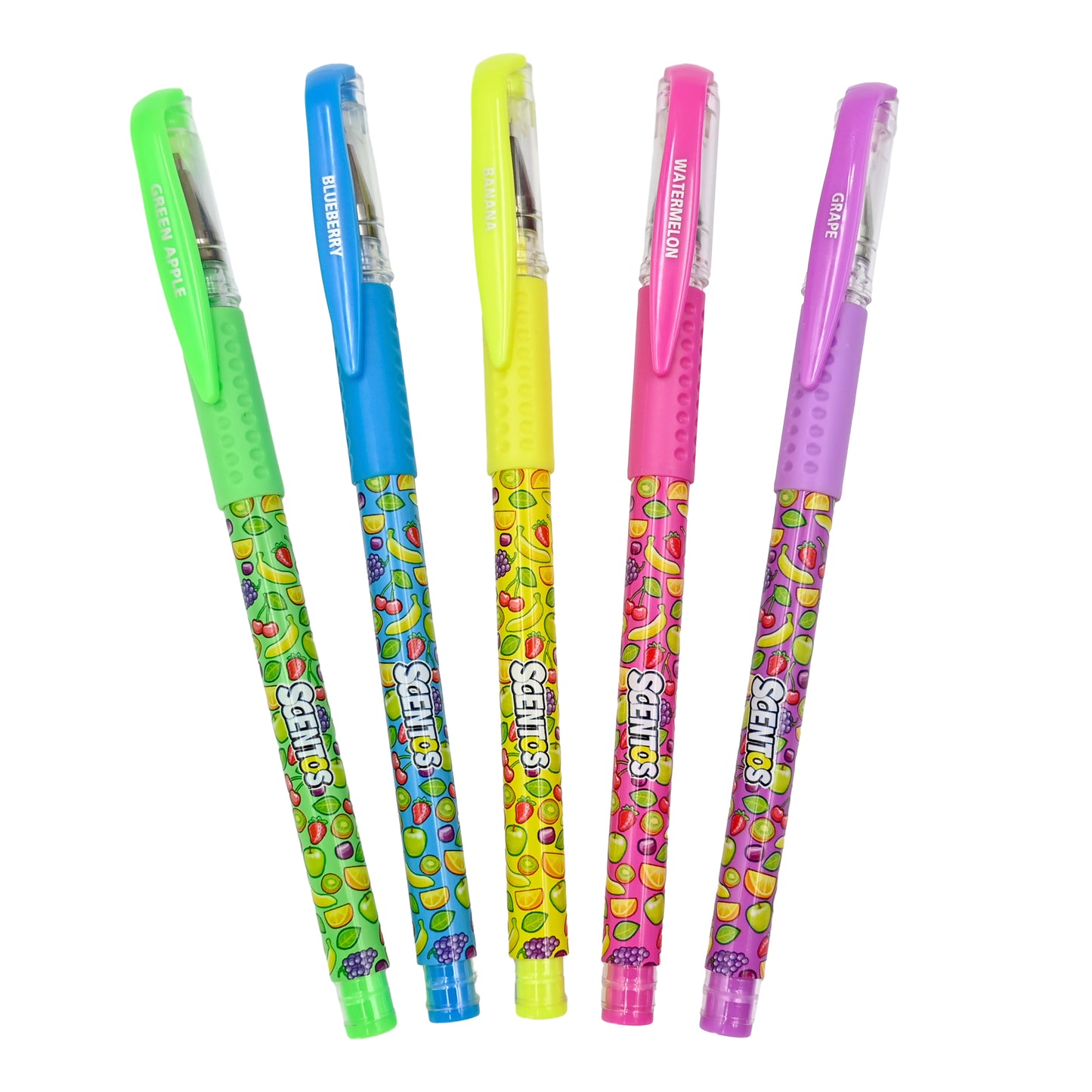 Scented 5 Neon Gel Pens