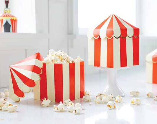 Circus Carnival Tent Favour/Treat Boxes (x8)