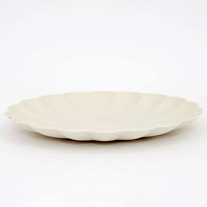 Large Multicolor Reusable Bamboo Plates (x 6)
