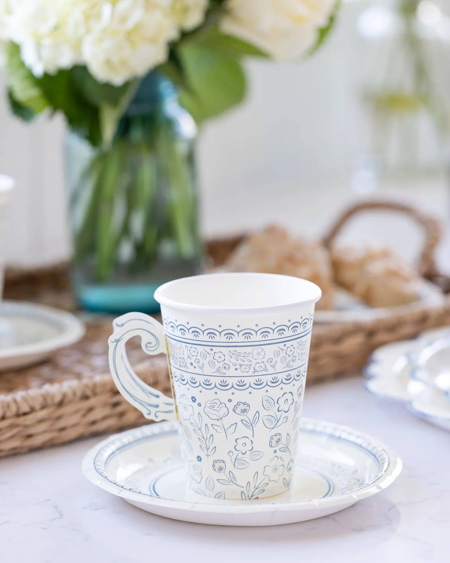 Pembroke Tea Cup Party Cups ( x8)