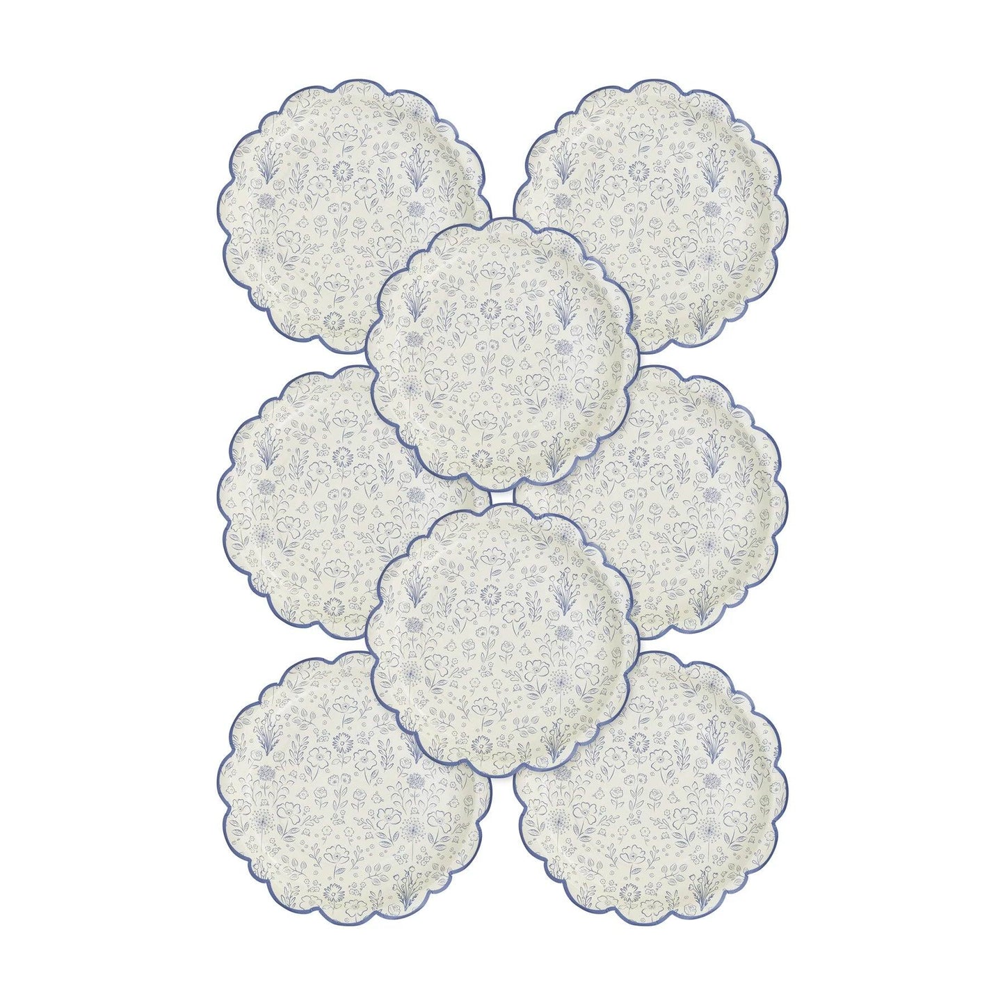 Pembroke Floral Paper Plate ( x8 )